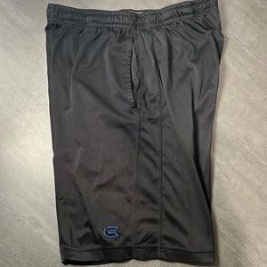 Mens Colosseum Black Dri Fit Training/Athletic Shorts, Size Small